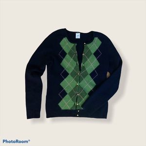 J Crew Argyle Sweater
